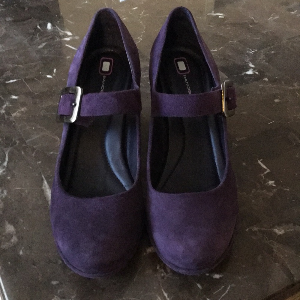 Bandolino Stacked Heel Mary Jane